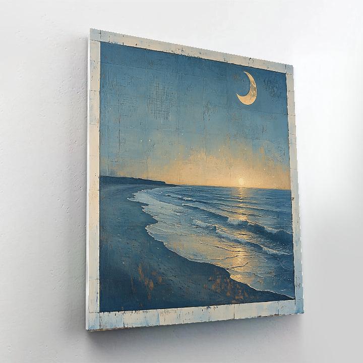 Leonardo Da Vinci Inspired Selenic Tideforms paint by number