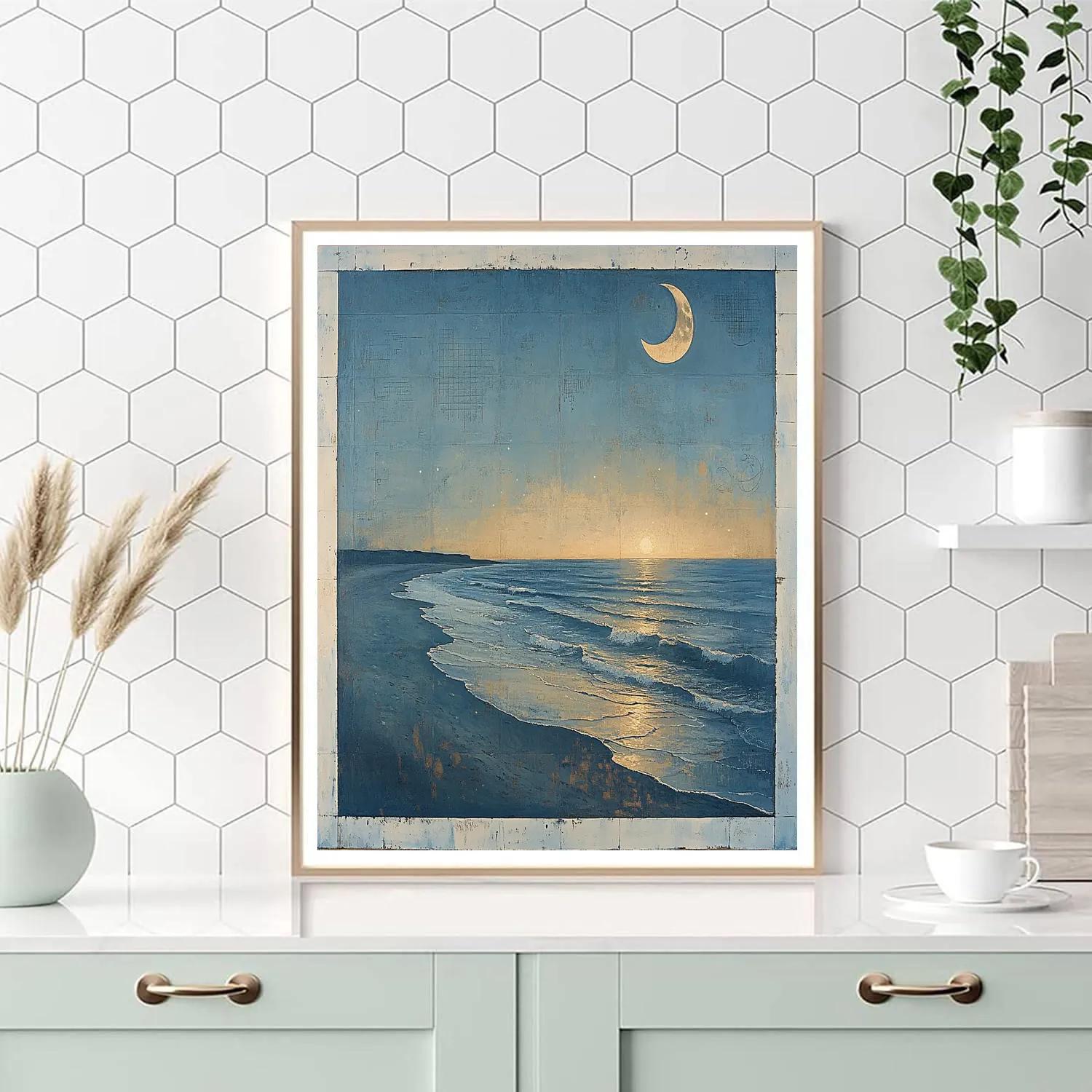 Leonardo Da Vinci Inspired Selenic Tideforms paint by number