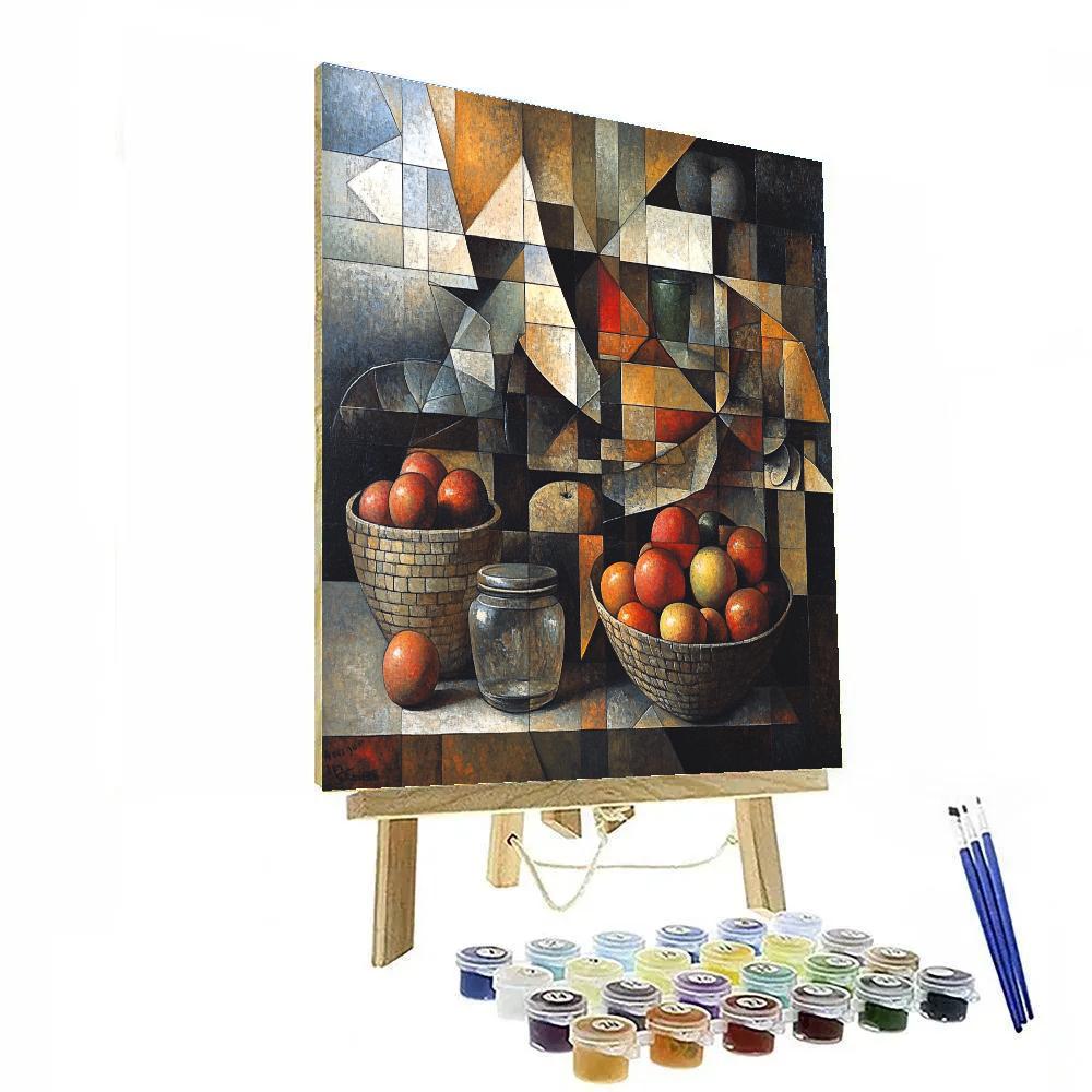 Picasso Inspired Abstract Market paint by color