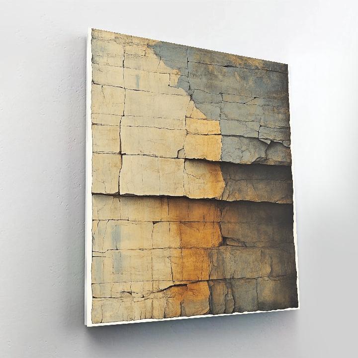 Leonardo Da Vinci Inspired Whispering Stone Strata paint by color