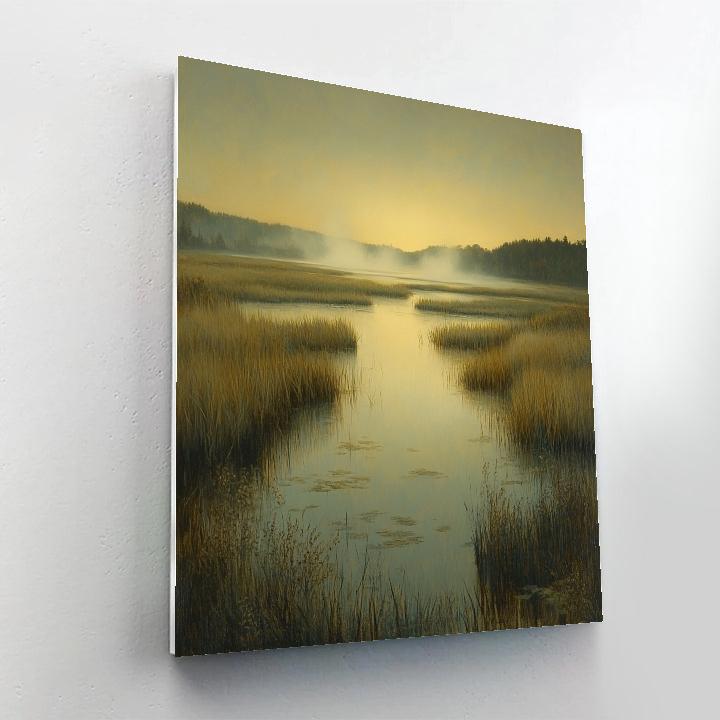 Leonardo Da Vinci Inspired Marsh Light Reverie Painting by numbers kit