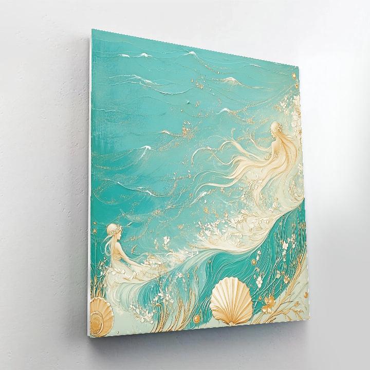 Botticelli Inspired Ocean Breeze Painting by numbers kit
