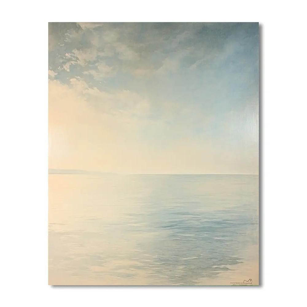 Leonardo Da Vinci Inspired Lunar Milk Seas Paint by numbers kits