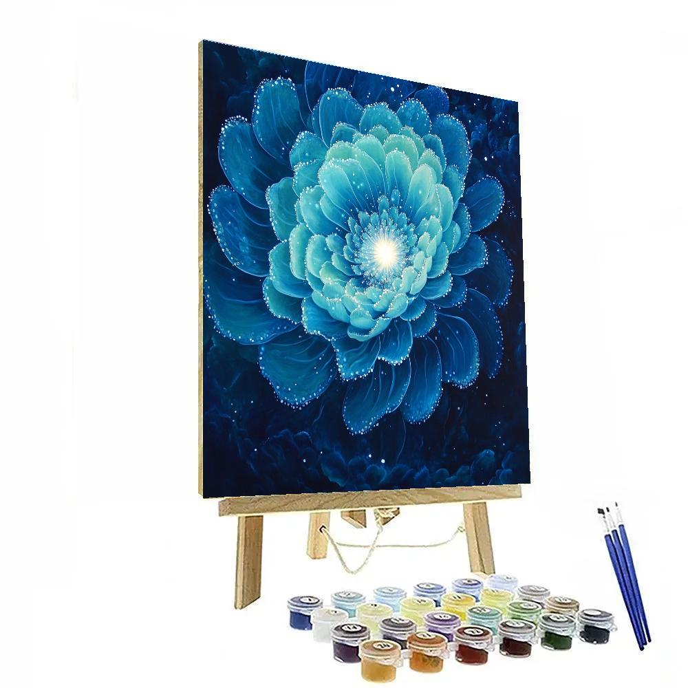 Frida Kahlo Inspired Ocean Bloom Supernova painting number kit