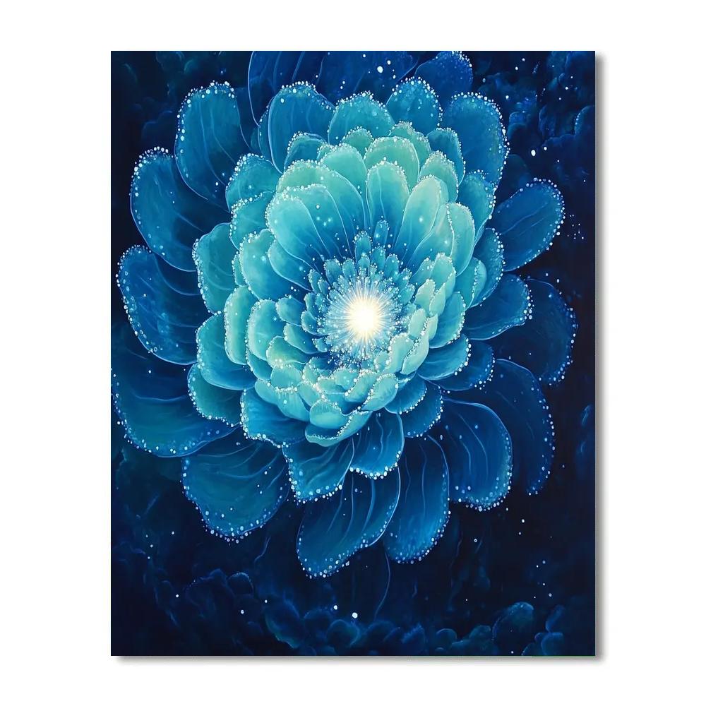 Frida Kahlo Inspired Ocean Bloom Supernova painting number kit