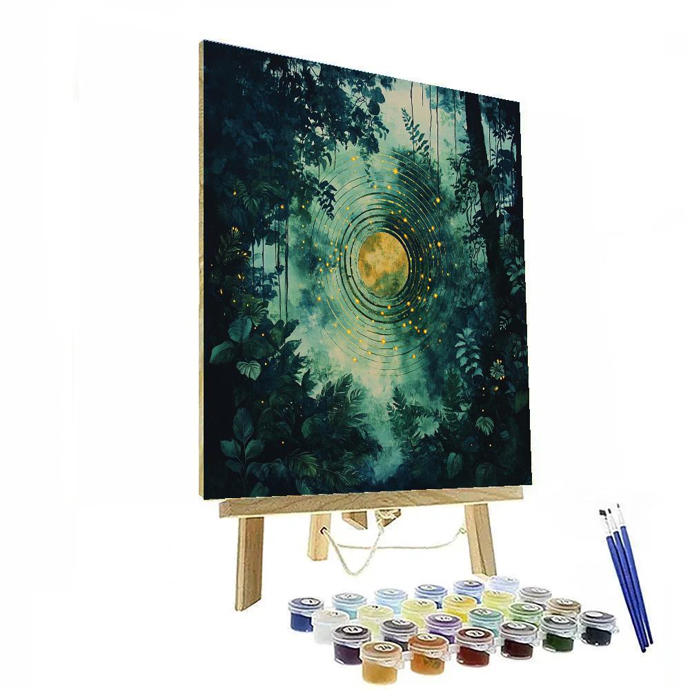 Frida Kahlo Inspired Rainforest Pulsar Chorus Paint by numbers kits