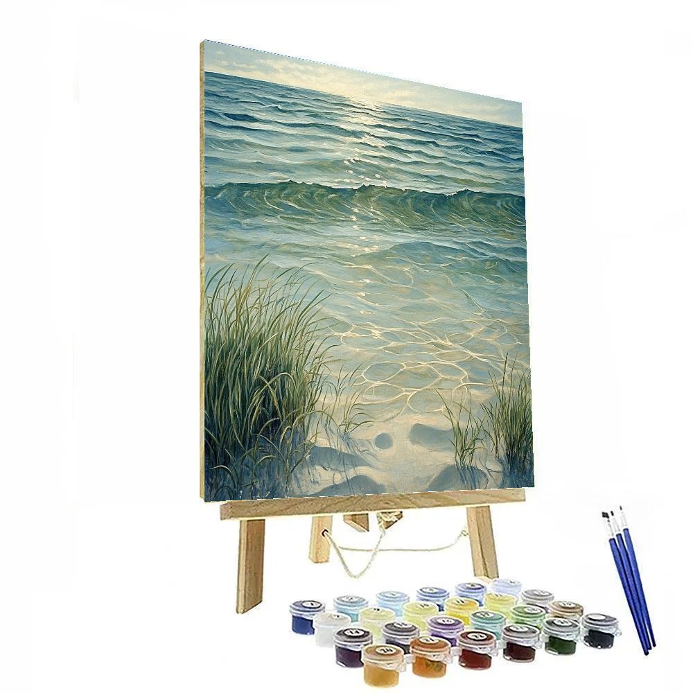 Leonardo Da Vinci Inspired Tidal Meadow Breath Paint by numbers kits