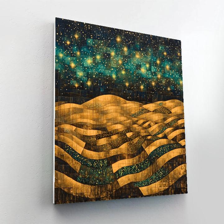 Frida Kahlo Inspired Cosmic Milpa Weave Paint by numbers art