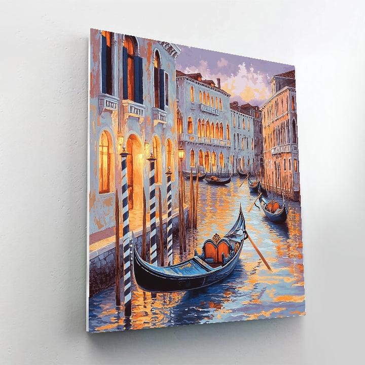 Grand Canal Sunset Venice Italy Painting by numbers kit