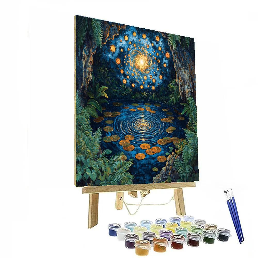 Frida Kahlo Inspired Cenote Of Spiral Suns DIY paint by numbers