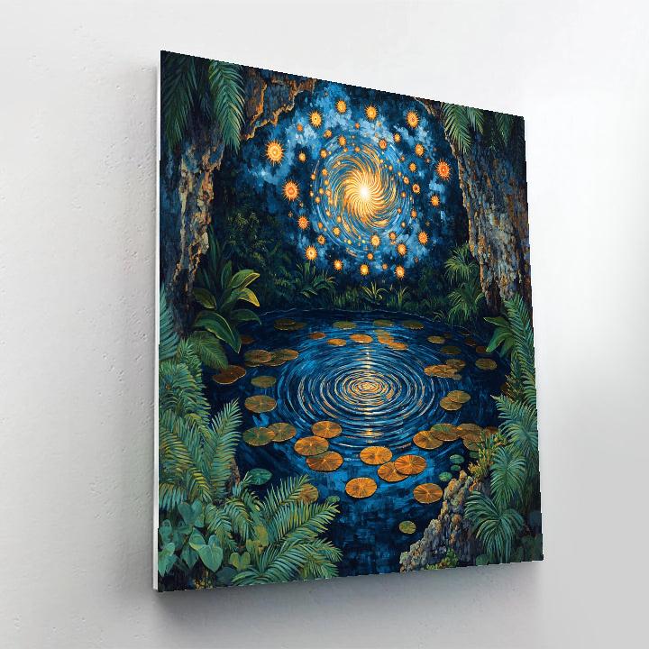 Frida Kahlo Inspired Cenote Of Spiral Suns DIY paint by numbers