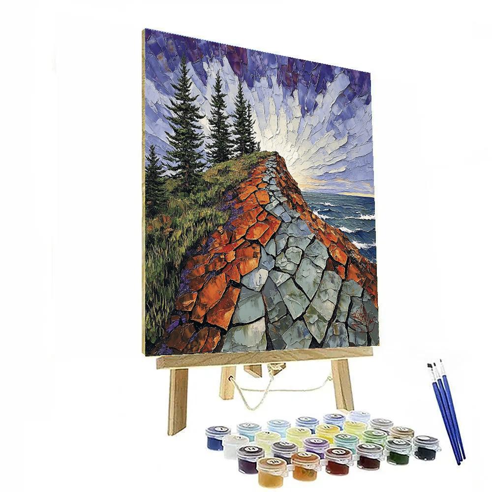 Arthur Lismer Inspired Wind Twisted Pine Ridge painting number kit