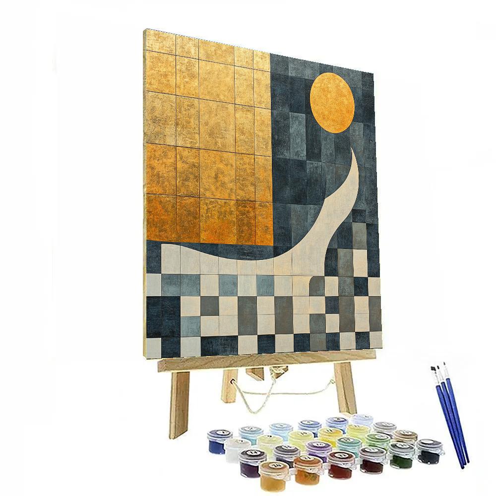 Gustav Klimt Inspired Ember And Frost Harmony Paint by numbers kits