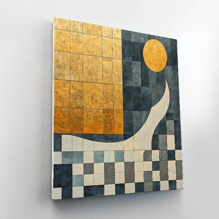 Gustav Klimt Inspired Ember And Frost Harmony Paint by numbers kits