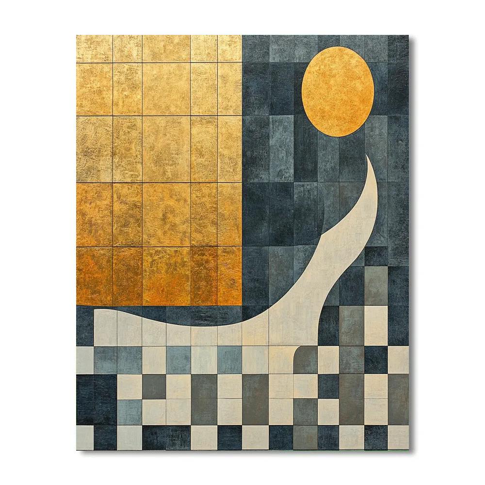 Gustav Klimt Inspired Ember And Frost Harmony Paint by numbers kits