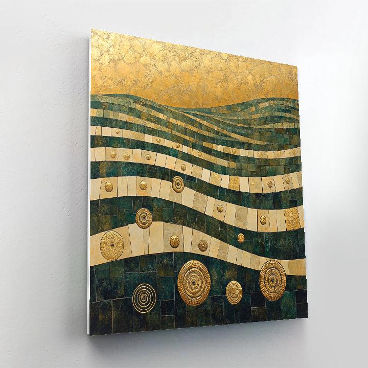 Gustav Klimt Inspired Cosmic Orchard Motifs Numbered painting kits