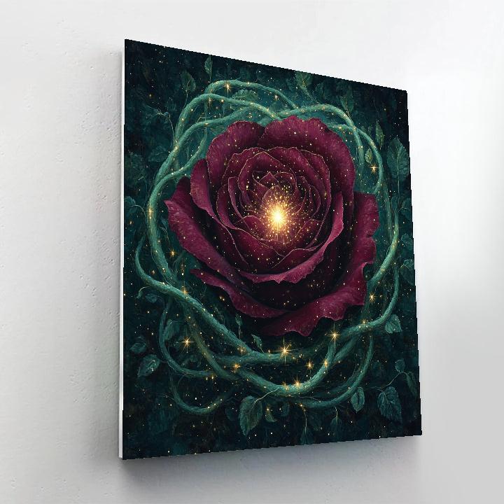 Frida Kahlo Inspired Rose Of The Andromeda Vines Numbered painting kits