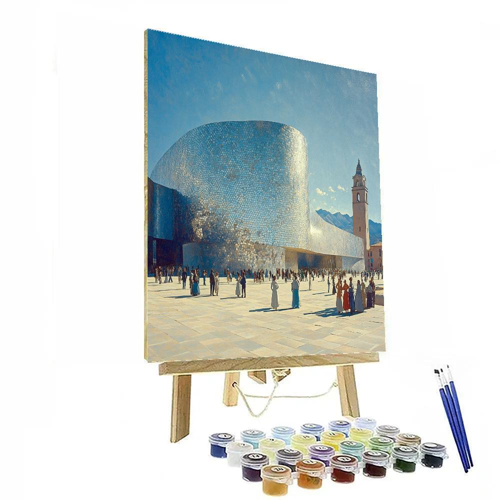 Museo Soumaya Plaza Mexico City Mexico paint by numbers