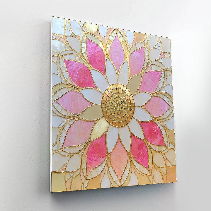 Gustav Klimt Inspired Petals Of Starlight painting number kit