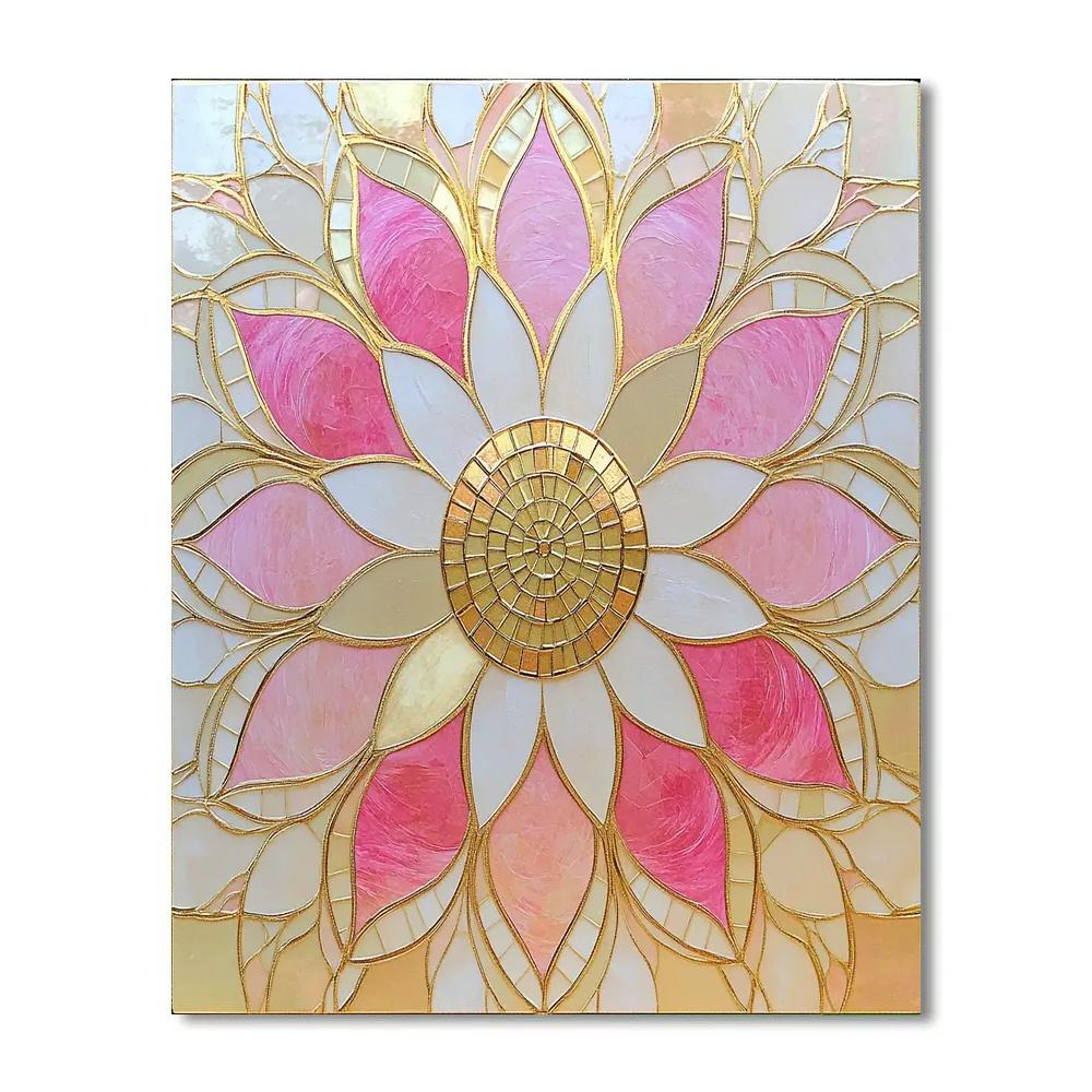 Gustav Klimt Inspired Petals Of Starlight painting number kit