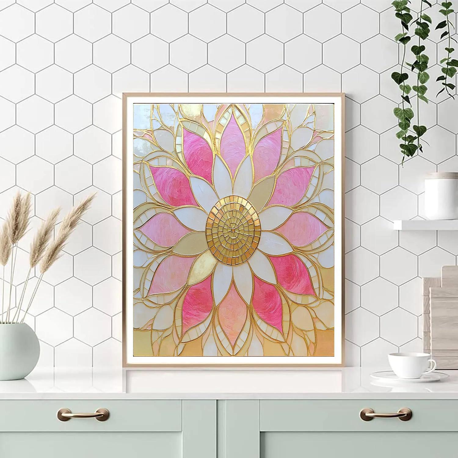 Gustav Klimt Inspired Petals Of Starlight painting number kit