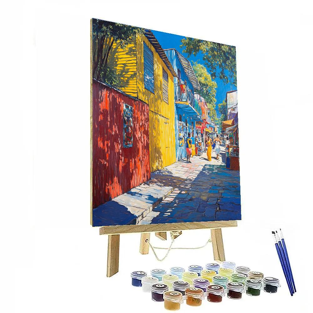 La Boca Caminito Street Buenos Aires Argentina paint by numbers