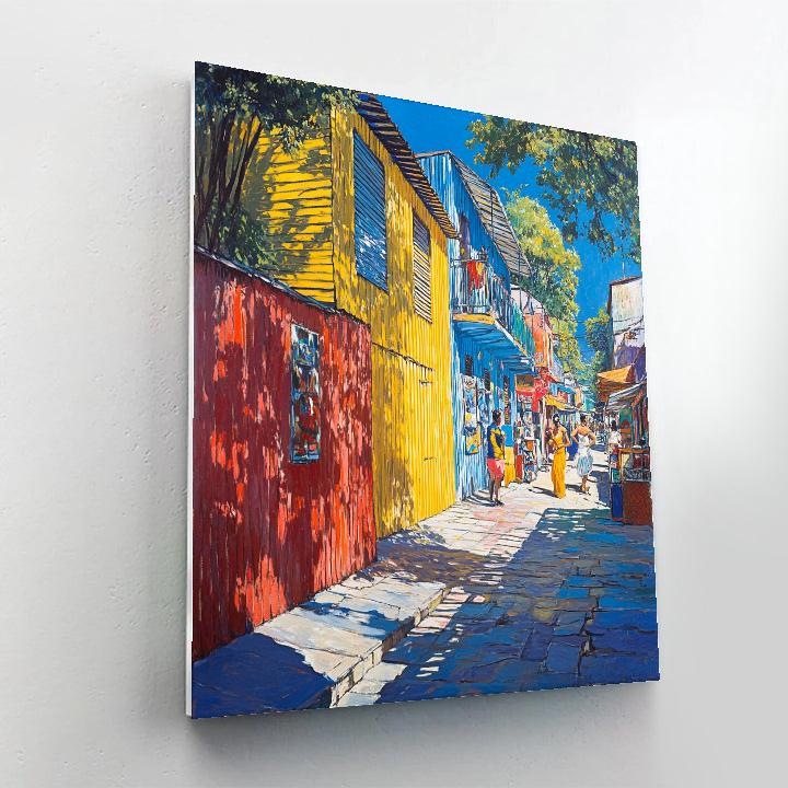 La Boca Caminito Street Buenos Aires Argentina paint by numbers