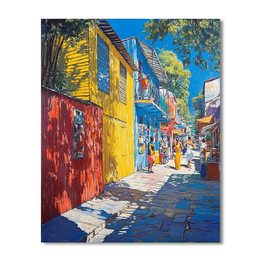 La Boca Caminito Street Buenos Aires Argentina paint by numbers