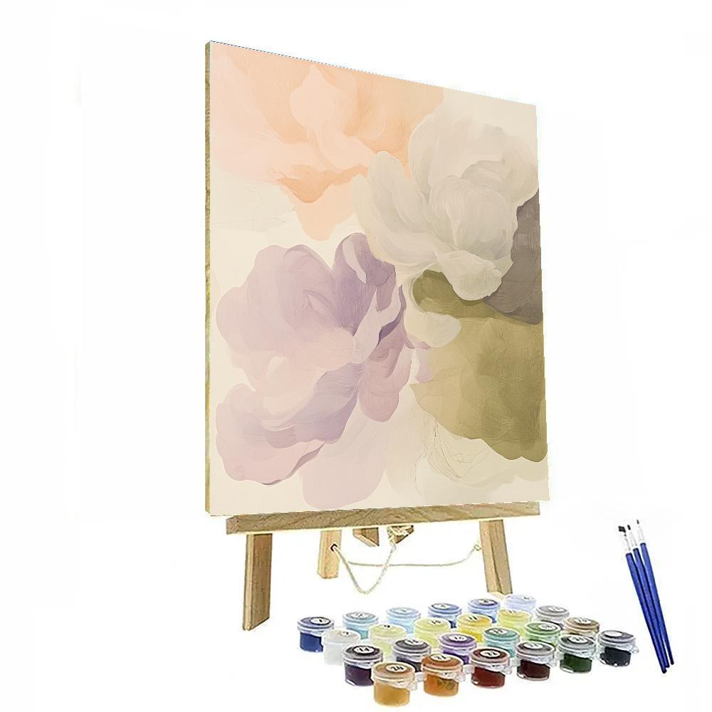 Leonardo Da Vinci Inspired Orchard Nebula Petals paint by number