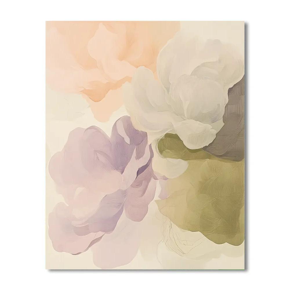Leonardo Da Vinci Inspired Orchard Nebula Petals paint by number