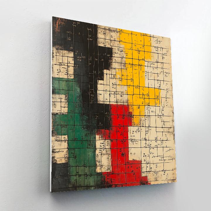 Jean-Michel Basquiat Inspired Rhythm Of Unwritten Laws Paint by numbers art