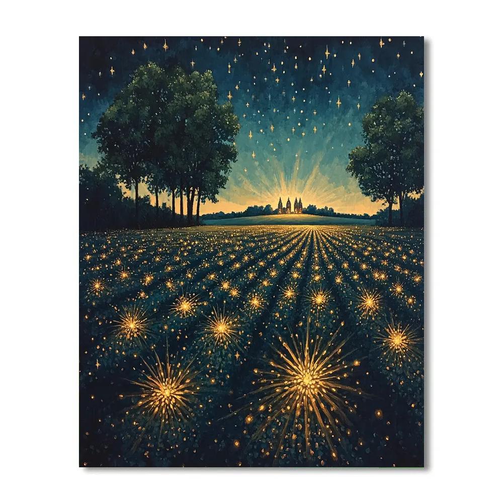 Frida Kahlo Inspired Milagro Seeds Of The Night paint by numbers