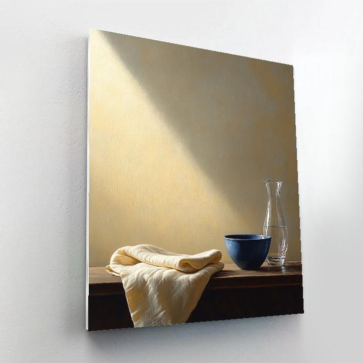 Johannes Vermeer Inspired Quiet Table With Pearls Of Light Painting by numbers kit