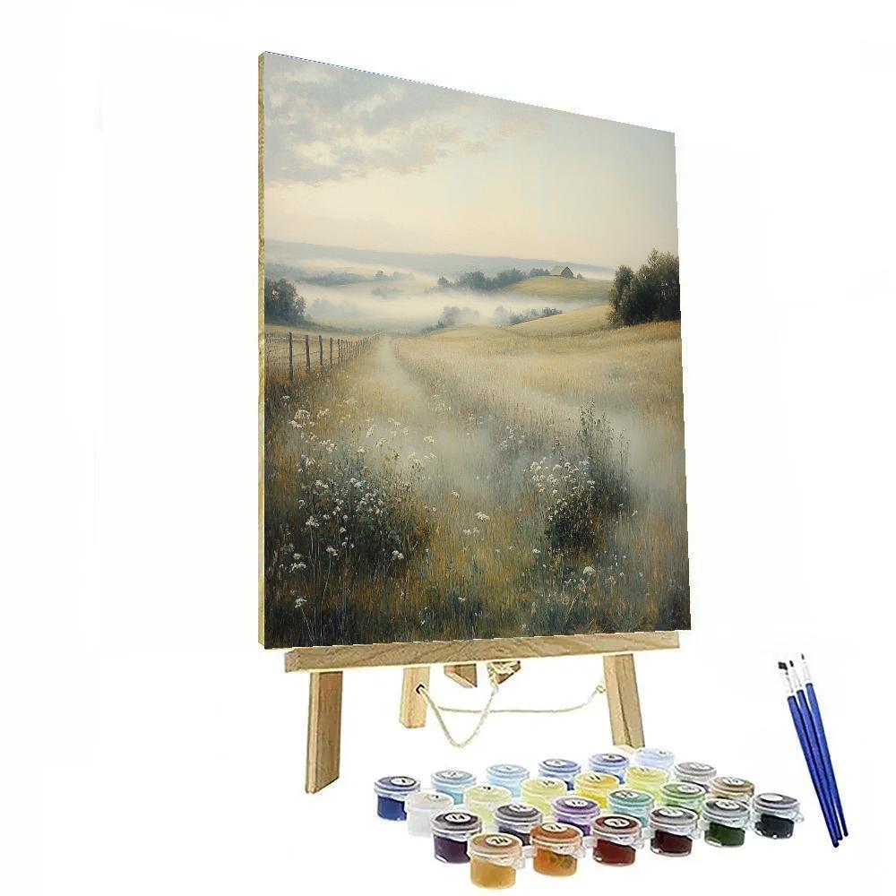 Leonardo Da Vinci Inspired Tide Of Meadow Fog Paint by numbers kits