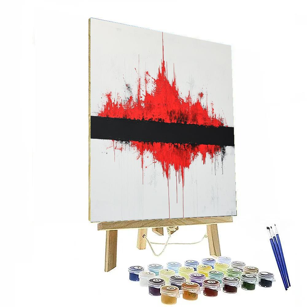 Banksy Inspired Borders Of Silence Paint by numbers kits