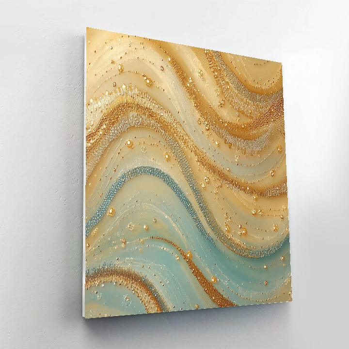 Gustav Klimt Inspired Gossamer Gravity Threads paint by number