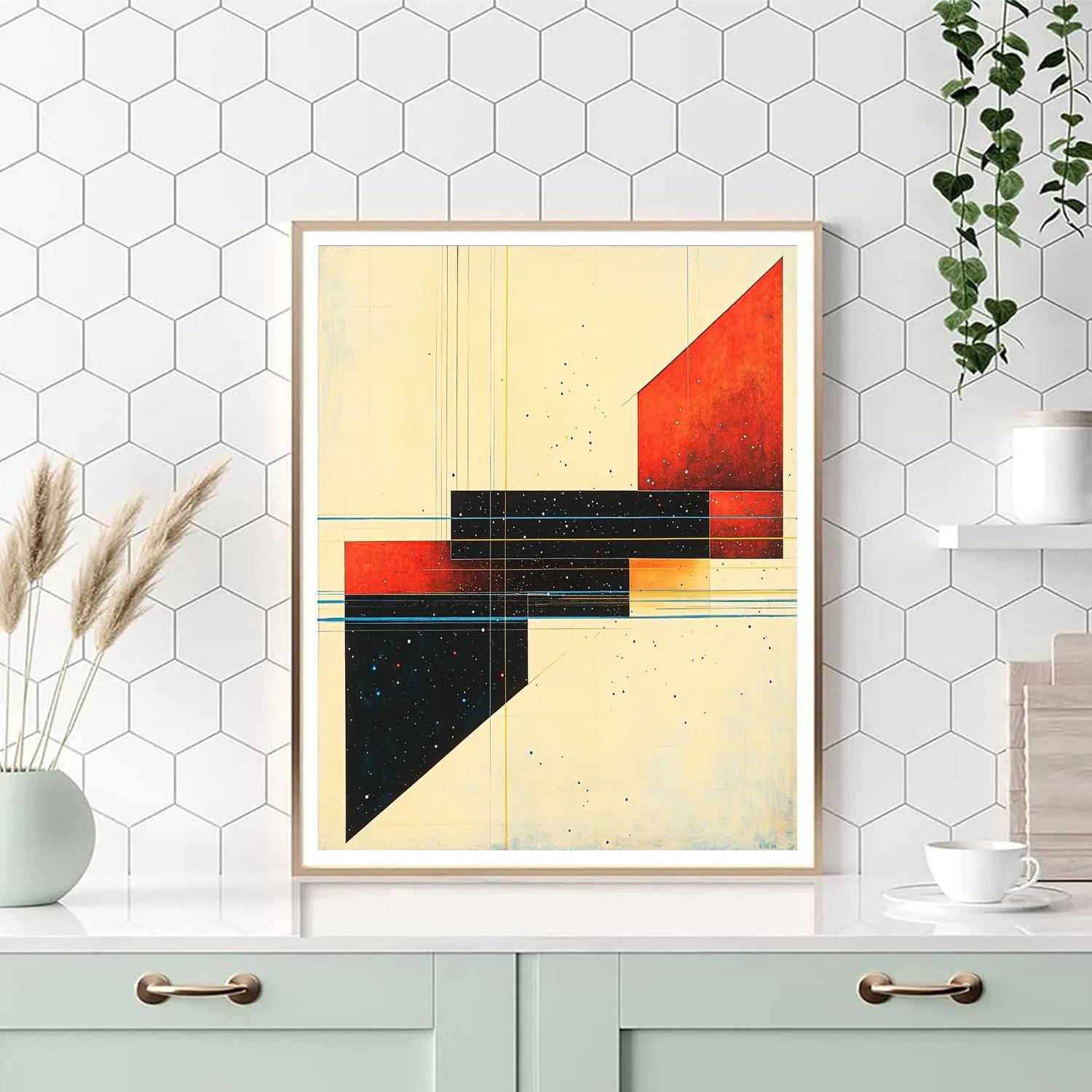 Kazimir Malevich Inspired Celestial Grids Of Silence paint by number