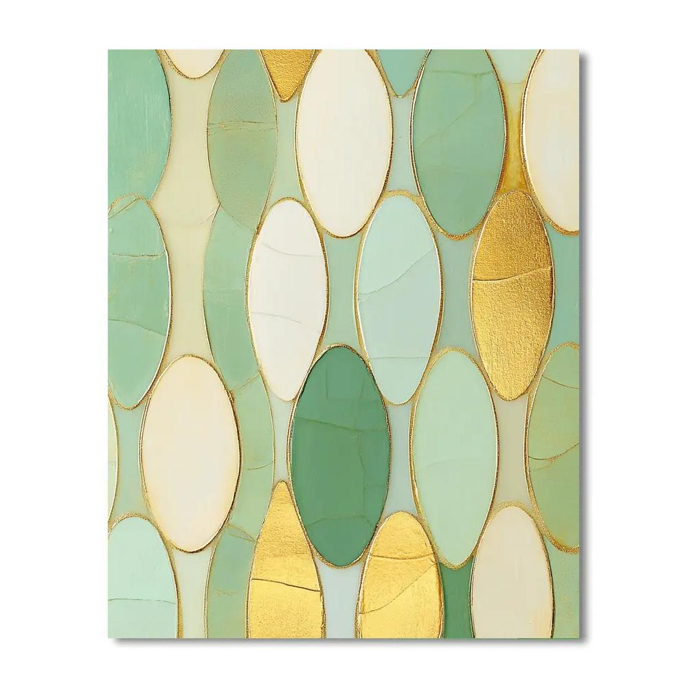 Gustav Klimt Inspired Opal Dawn Lullaby Numbered painting kits