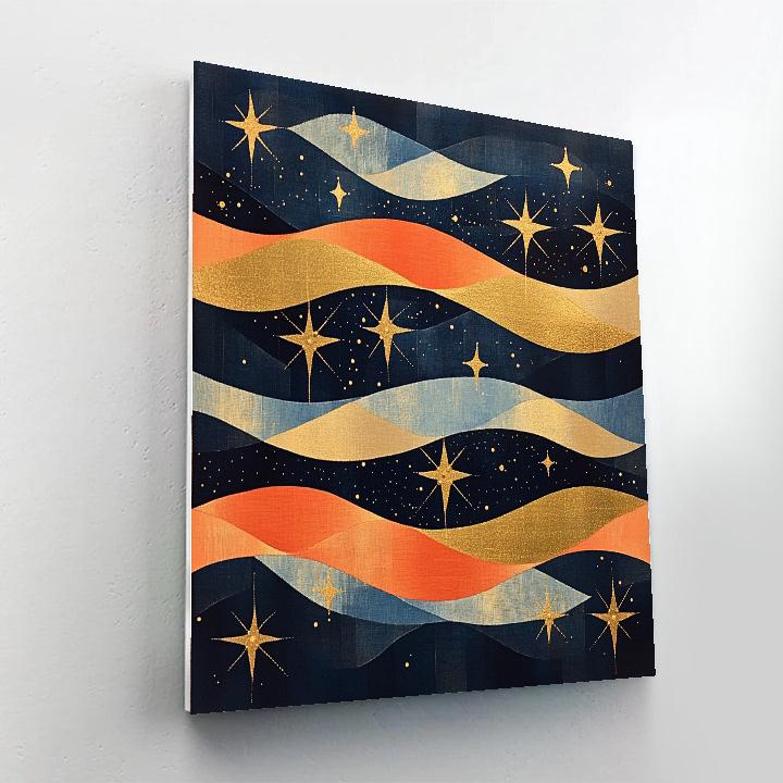 Gustav Klimt Inspired Star Weave Rhapsody Numbered painting kits