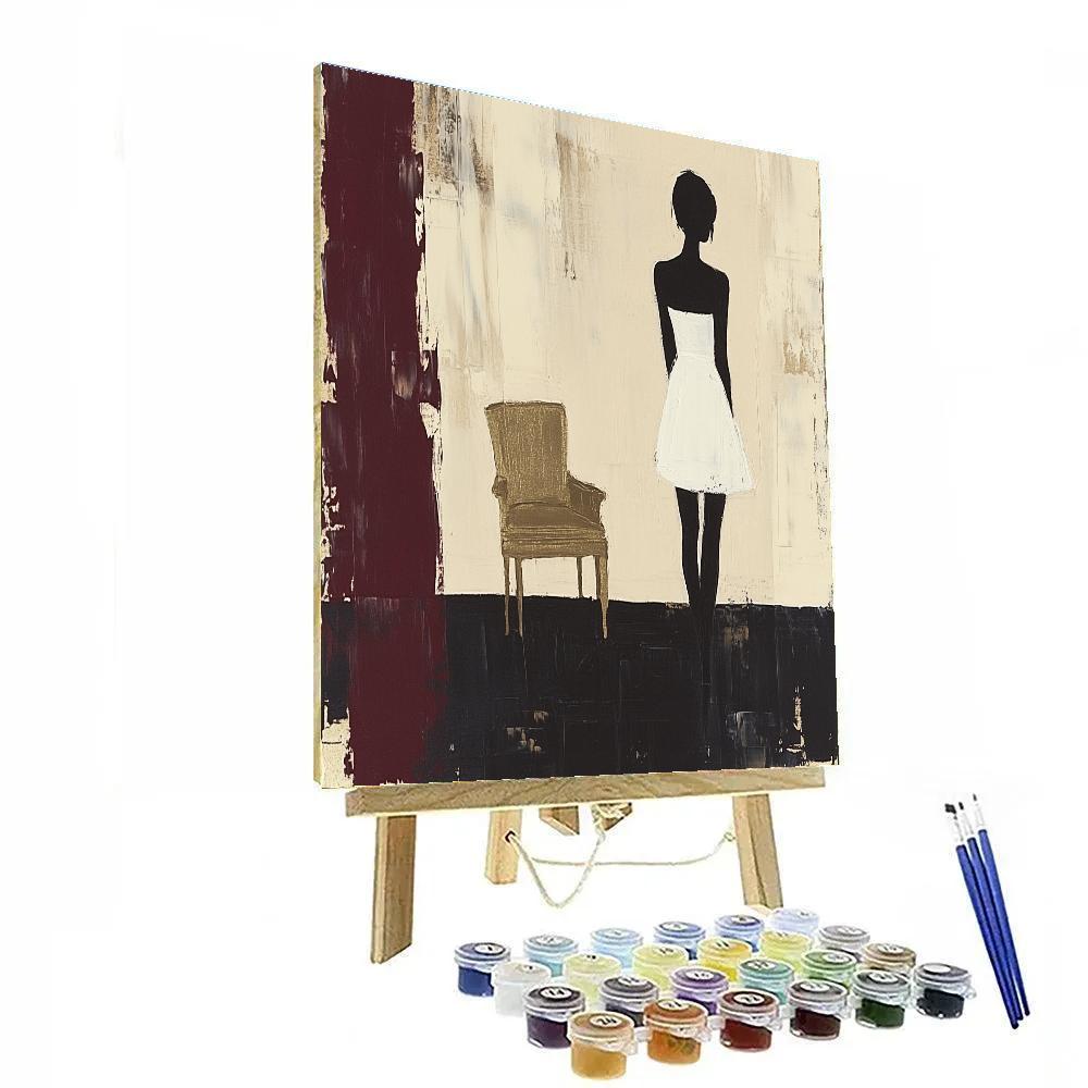 John Singer Sargent Inspired Evening Portrait paint by number