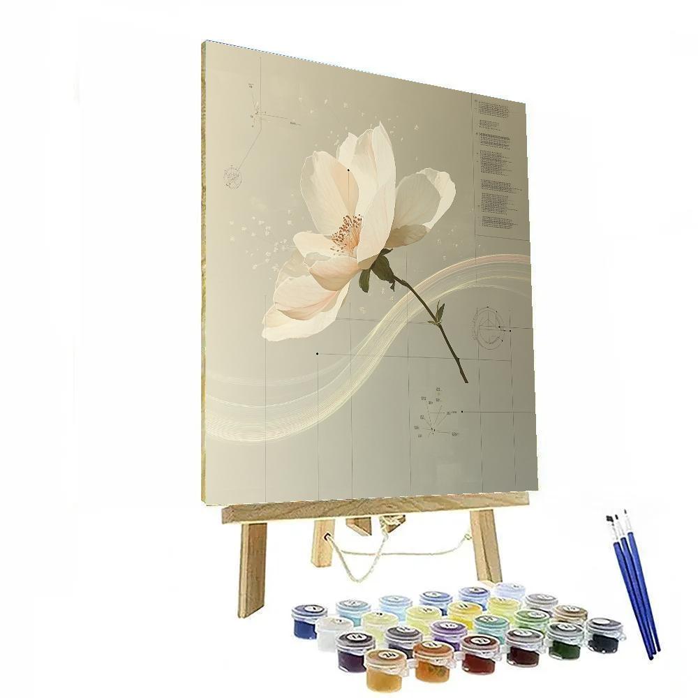 Leonardo Da Vinci Inspired Orchard Comet Blossoms Number painting