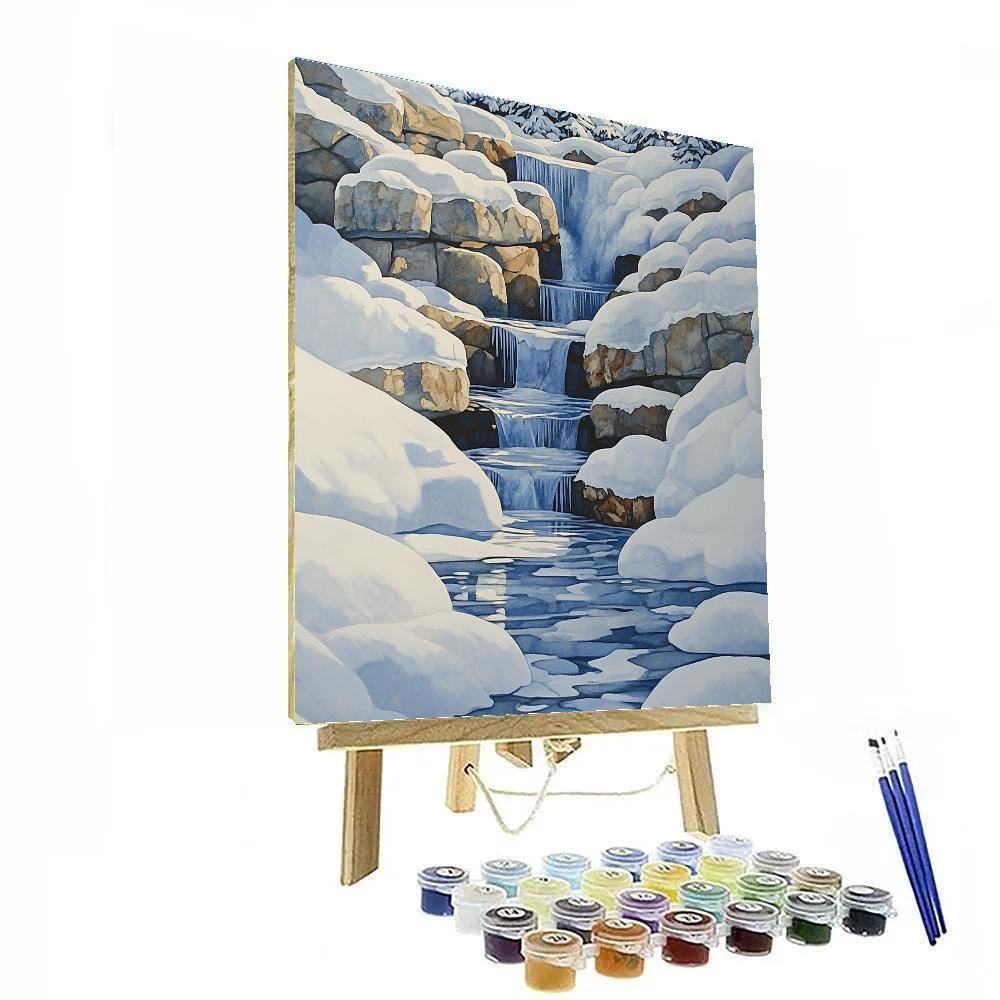 Leonardo Da Vinci Inspired Whisper Of Alpine Springs paint by color