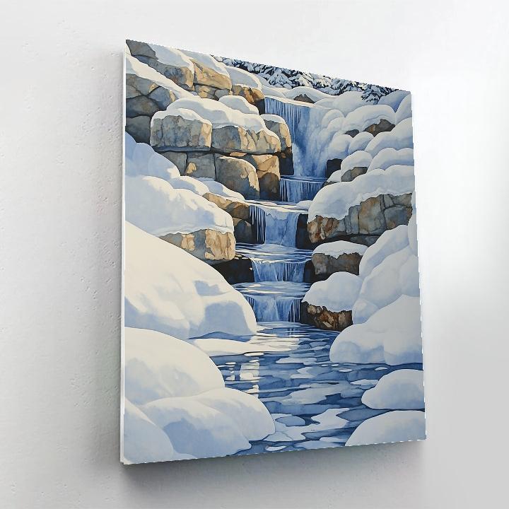 Leonardo Da Vinci Inspired Whisper Of Alpine Springs paint by color