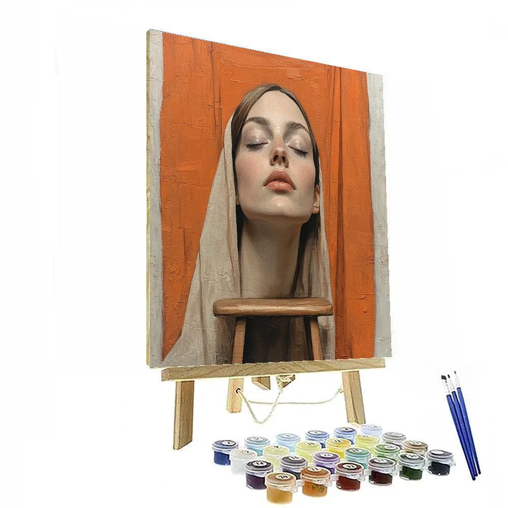 Amedeo Modigliani Inspired Poet Portrait paint by color