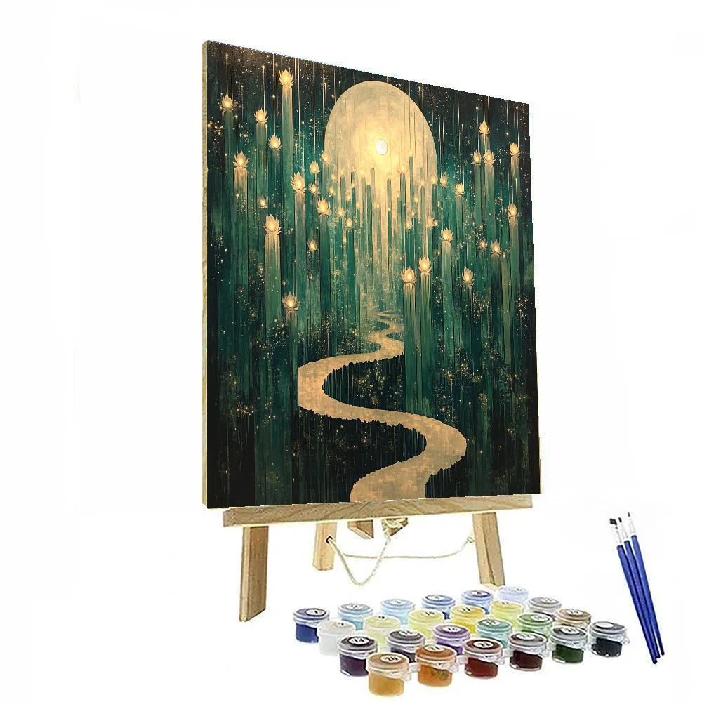Frida Kahlo Inspired Moonlit Prickly Choir Paint by numbers kits