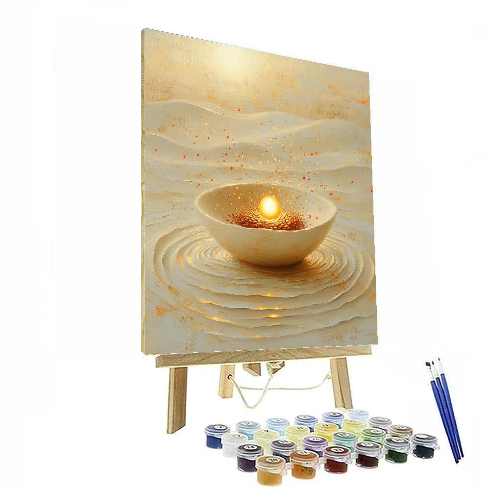 Frida Kahlo Inspired Sun Nest In Humming Sands paint by number