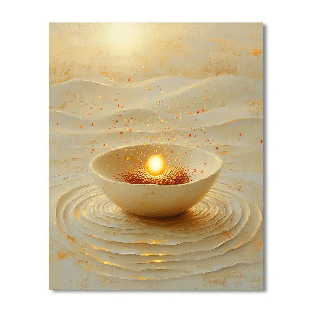 Frida Kahlo Inspired Sun Nest In Humming Sands paint by number