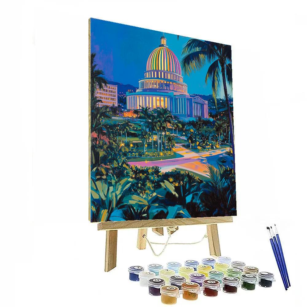 Kigali Convention Centre Dome Kigali Rwanda painting number kit