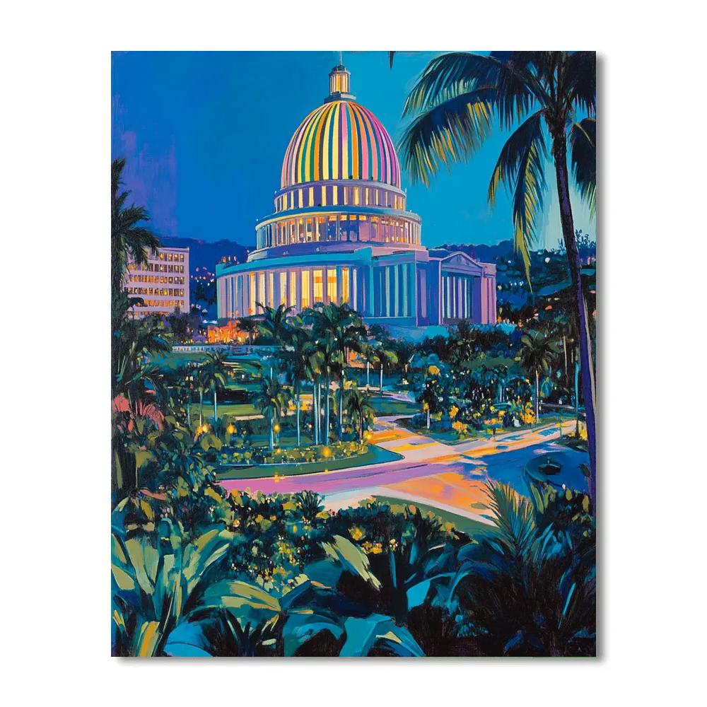 Kigali Convention Centre Dome Kigali Rwanda painting number kit