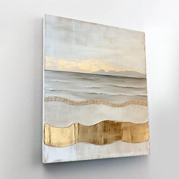 Gustav Klimt Inspired Silver Tide Of Silence paint by numbers